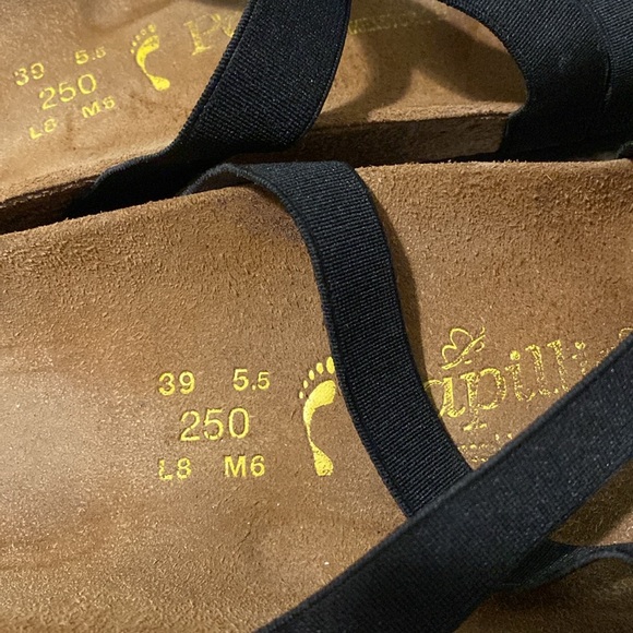 Birkenstock Papillio Black Elastic Sandals - Picture 2 of 6